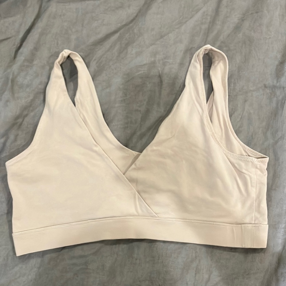Pact Nursing Crossover Organic Cotton Bra